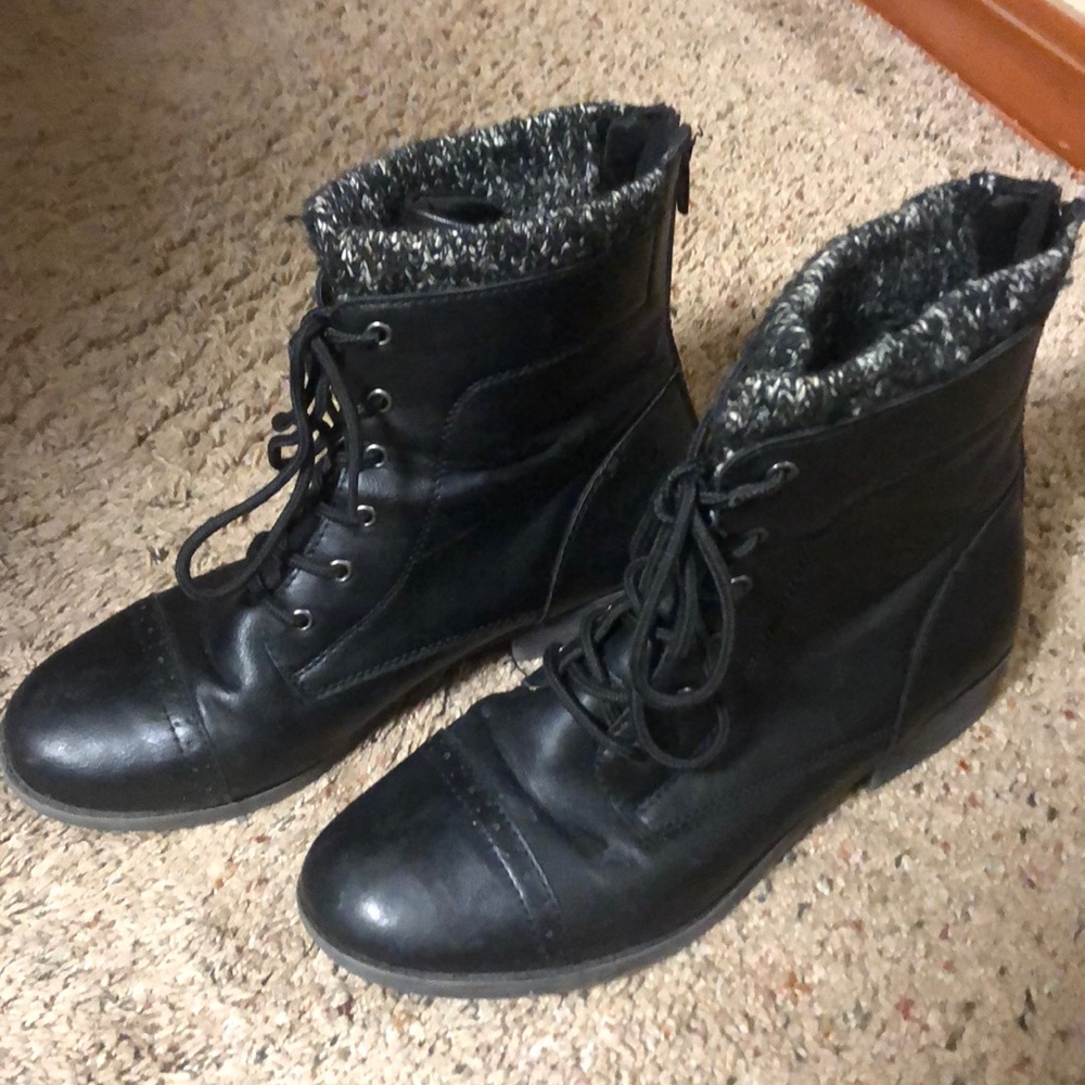 Black boots